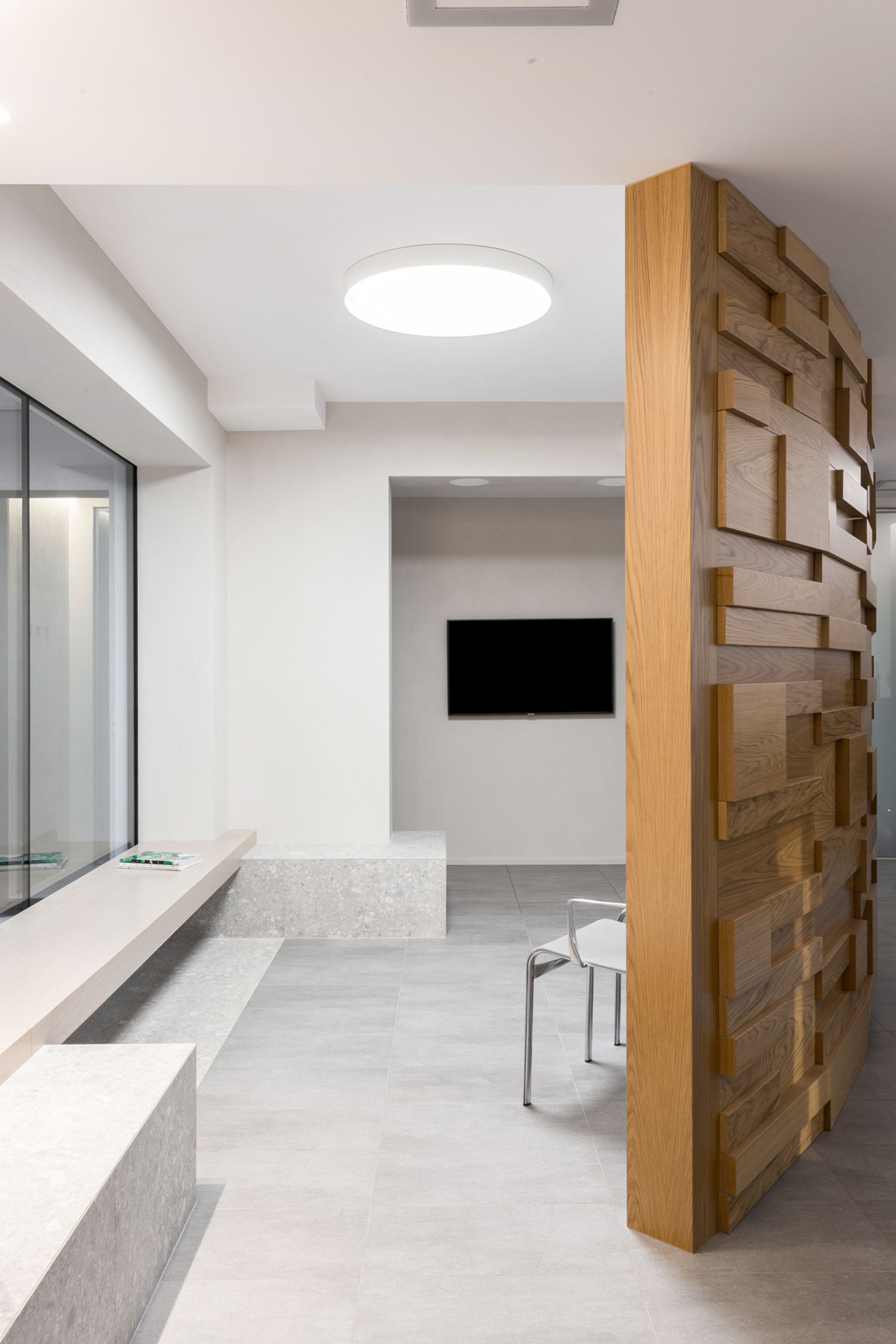 progetto interior design, ristrutturazione studio dentistico Bergamo, Milano, Lago di Como Londra, New York, Parigi. designer Claudio Acquaviva, architetto Debora Bordogni, Officina Magisafi architettura design - servizi