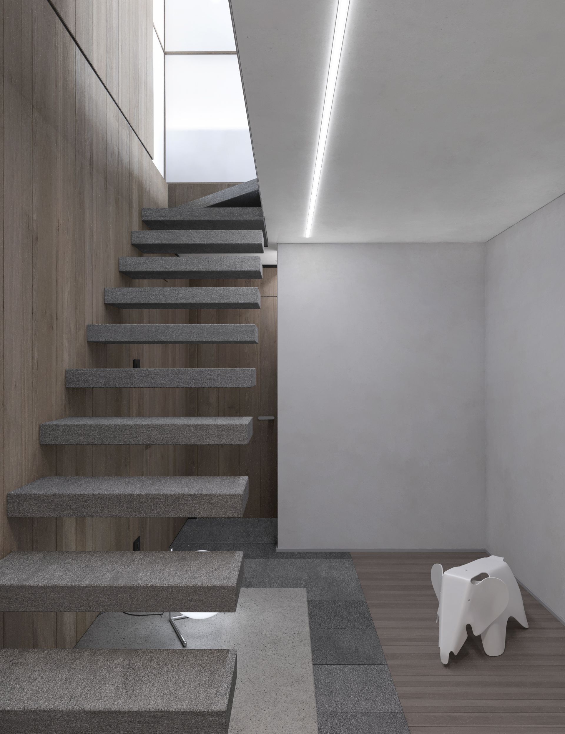 Progetto interior design, ristrutturazione appartamento, corpo scala, open space, isola cucina, Bergamo, Milano, Lago di Como, Londra, New York, Parigi, Gstaad
