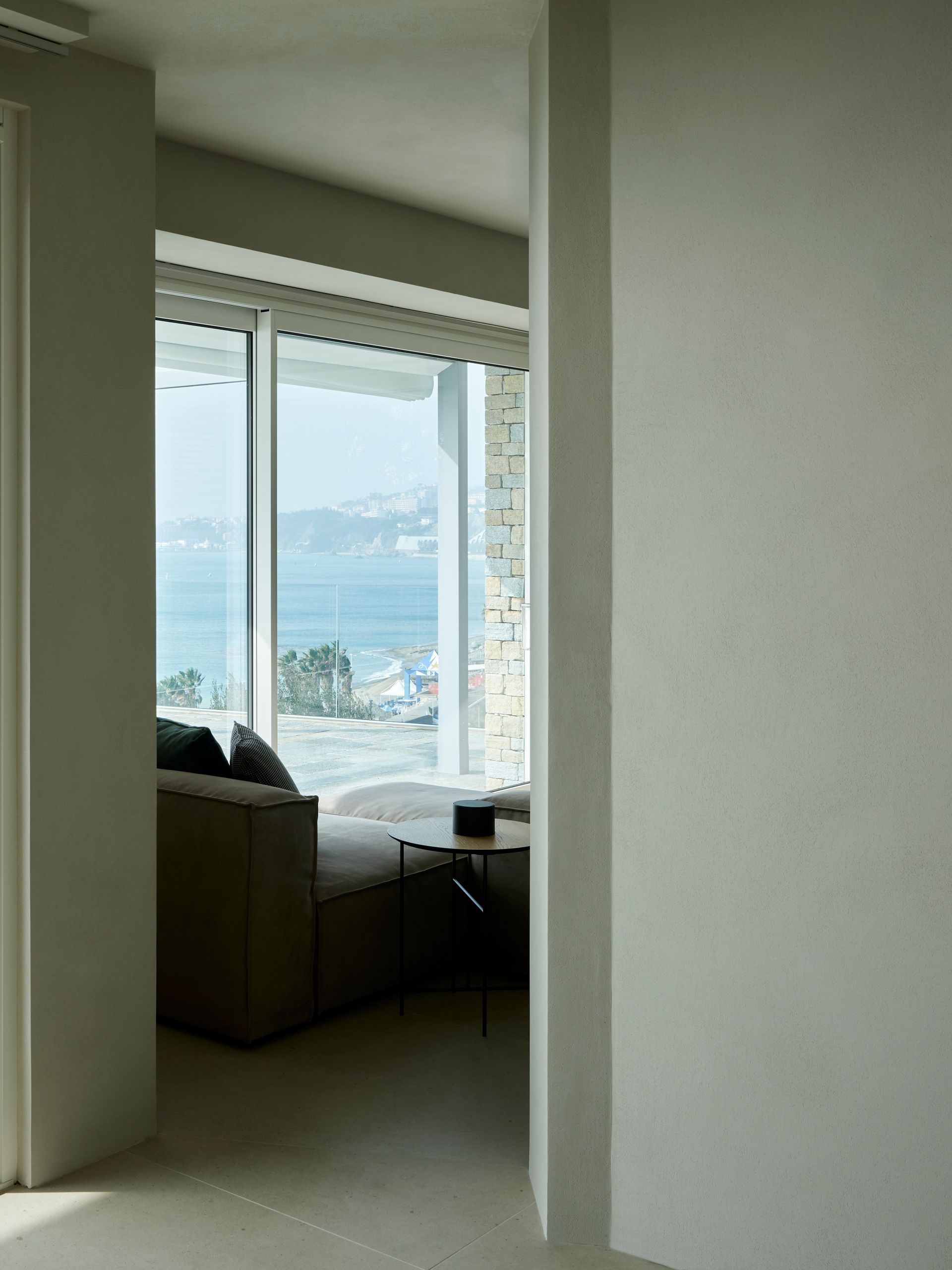 Beach house project, holiday home, tailor made furniture, cedar wood boiserie, Forte dei Marmi, Miami, French Riviera, Cinque Terre, Adriatic. Officina Magisafi architecture design - table detail rendering