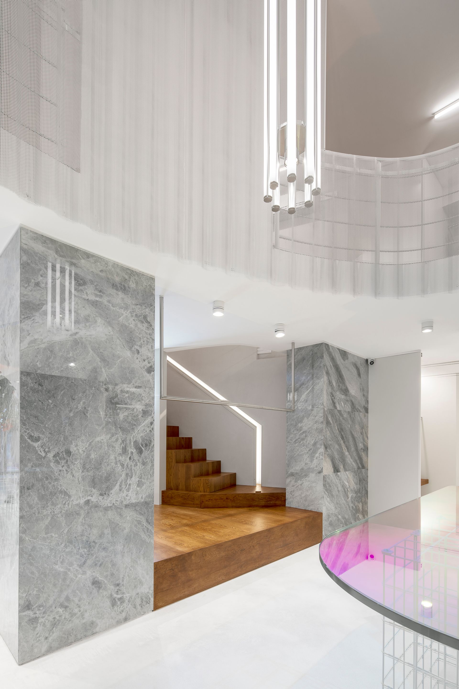 Interior design project, boutique remodeling and rebranding luxury fashion clothing Bergamo, Milan, Lake Como, London, New York, Paris. Officina Magisafi architecture design -  three shop window